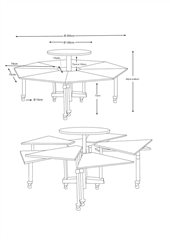 Poséidon table multiple fabriquée en France