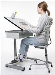 Herlift - Ensemble table et chaise scolaire ergonomique