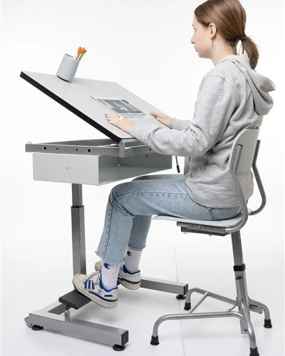 Herlift - Ensemble table et chaise scolaire ergonomique