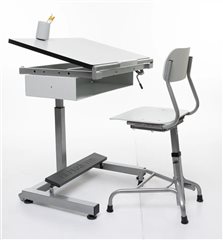 Herlift bureau et chaise mobilier ergonomique enfants primaire collège lycée