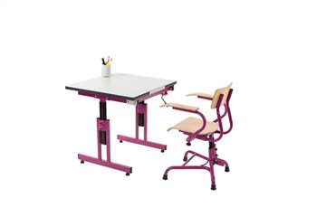 Mona ensemble bureau chaise maternelle ergonomique